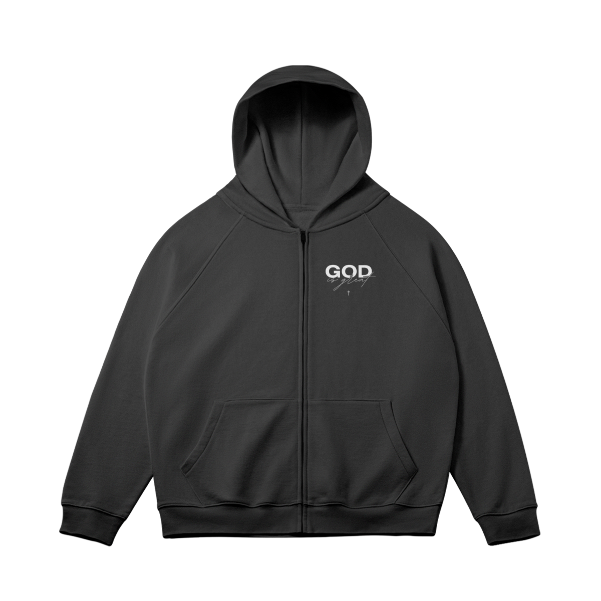 God is great Oversized Zipper