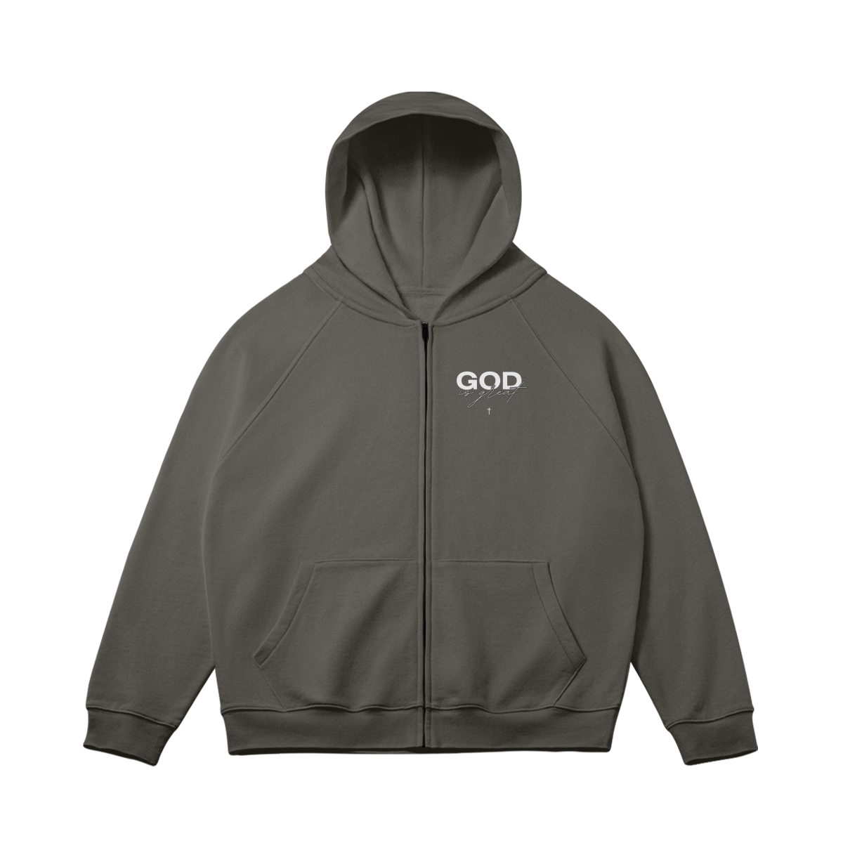 God is great Oversized Zipper