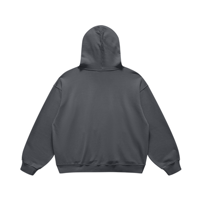 Harmony Basic Oversized Hoodie Carvon Grey