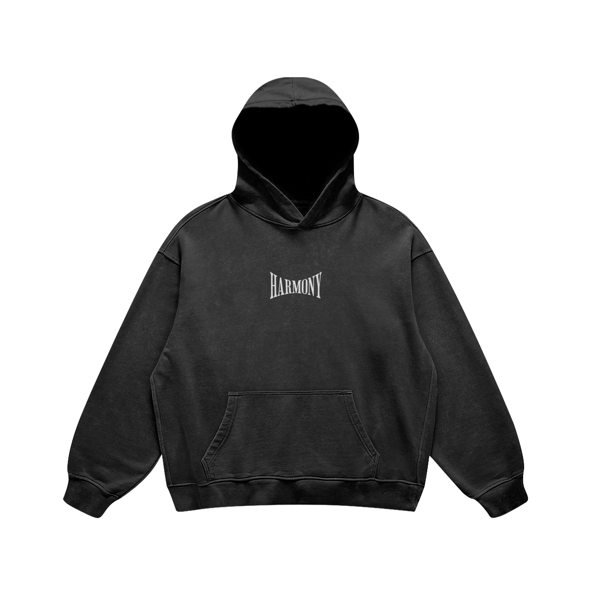 Harmony Basic Oversized Hoodie Black