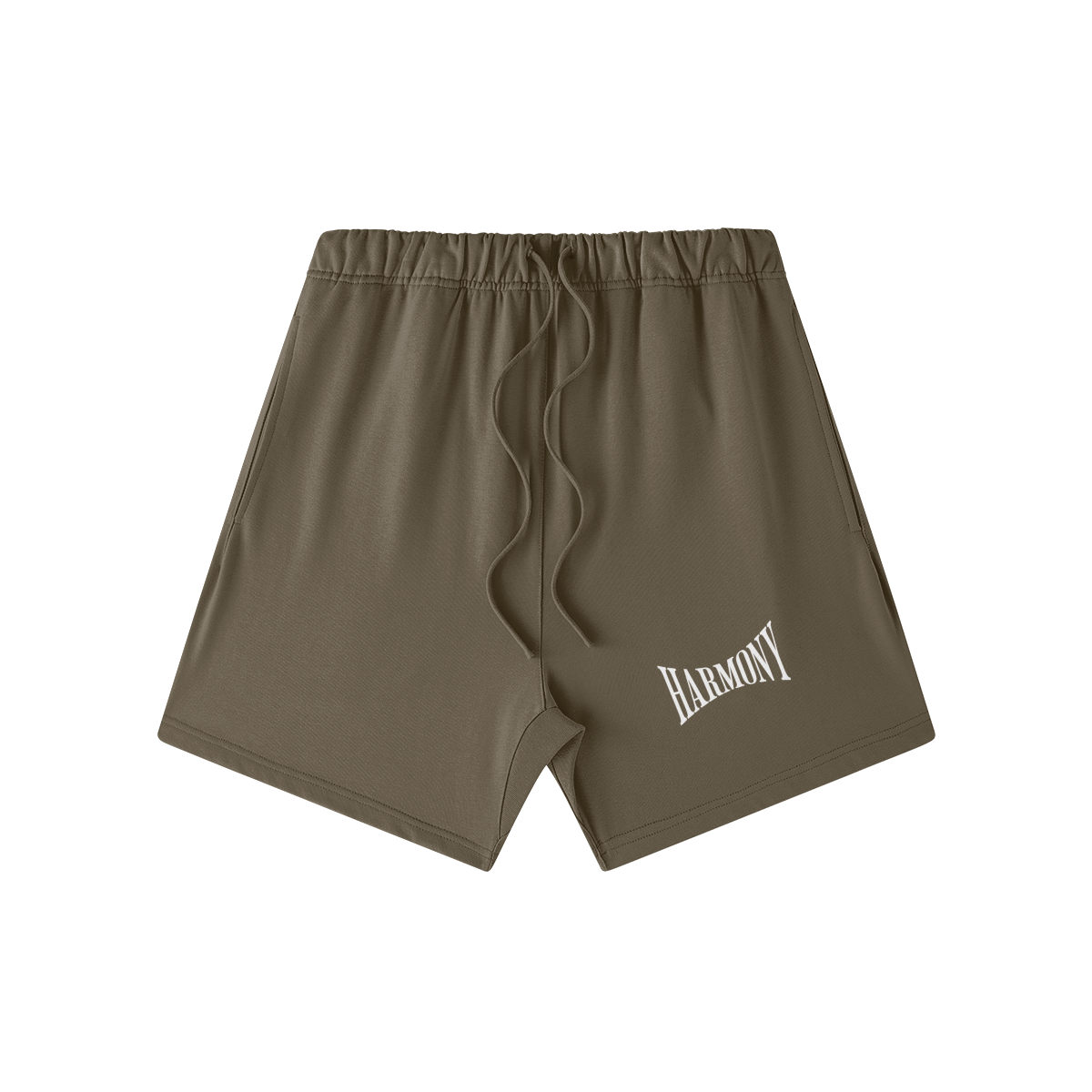 Harmony Basic Shorts Dark Taupe
